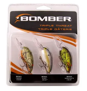 Bomber Triple Threat 1/4 oz Fishing Lures