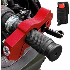 Motorcycle Locks Anti Theft-Motorcycle Lock Heavy Duty For Grip Lock For Throttle Lock For Brake Locks Anti Theft, Motorcycle Locks For Front Brake On Dirt Bike For Moped Lock & Motorcycle Accessories
