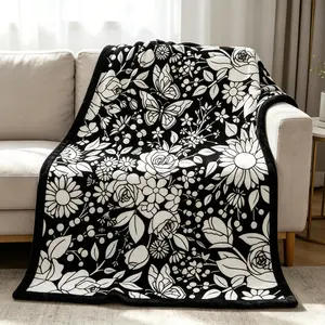 Color-Fillable Flannel Blanket, Creative Art Craft Kit, Suitable for Children and Adults, Holiday Gift