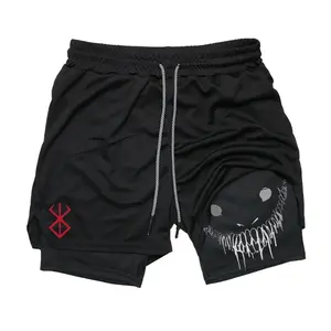Berserk Guts Diabolic Grin Gym Performance Compression Shorts