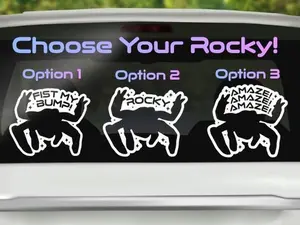 Project Hail Mary Rocky Vinyl Car Decal – Choose Your Design “Rocky” “Fist My Bump” or “Amaze! Amaze! Amaze!” – Funny Sci-Fi Alien Sticker for Car Window Laptop Tumbler – Andy Weir BookTok Gift