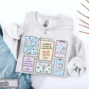 CNA Sweatshirt, Certified Nursing Assistant Crewneck, CNA Work Shirt, Nurse Aide Gift, CNA Graduation Gift