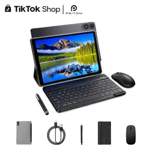 PRITOM 10 Inch New Tablet With Android 16 5G WiFi 12GB 3+9 RAM 32GB 1TB Expandable ROM 6000mAh Battery Perfect for Work and Play UpgradeYour Tech Long Lasting Power Versatile Device Mothers Day Gift summervibes
