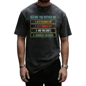 Soft Cotton Tech Shirt – Ideal Gift for Technical Support Experts