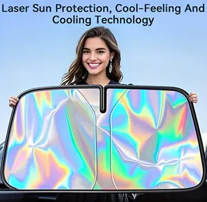 Flexible Foldable Auto Sunshade Umbrella Car Windshield High Efficiency Heat Cover