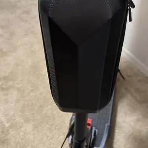 DCJVUFR Electric Scooter Storage Bag 4L Waterproof Front Hanging EVA Hard Shell Frame for Bicycle Car Accessories Lightweight Folding Organizer Universal Fit Durable Spacious Sleek Downhill LCD Controller Co Lithium Kit Dual Suspension Fat Tire Bike