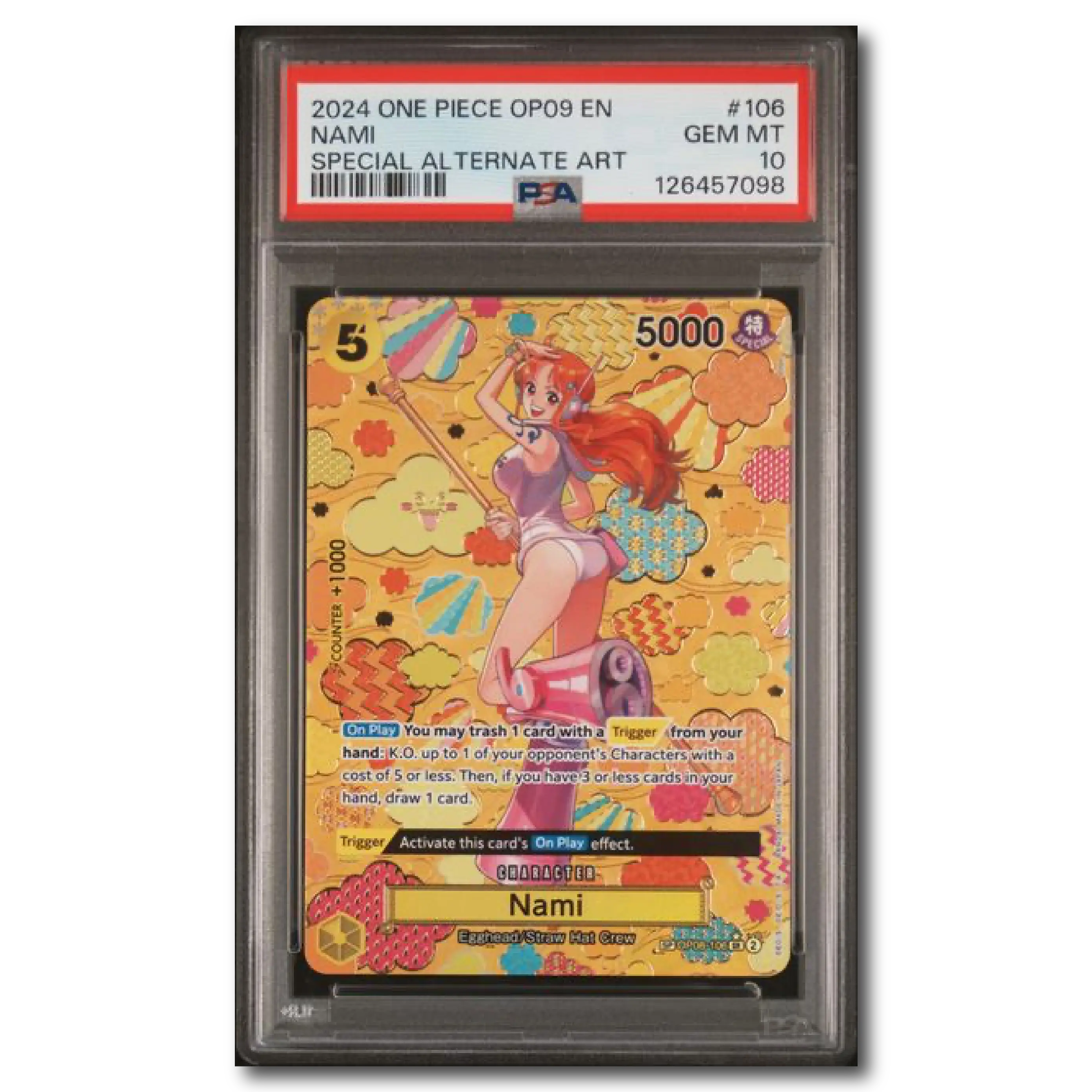 PSA 10 Nami OP09 SP #106 - TikTok Shop