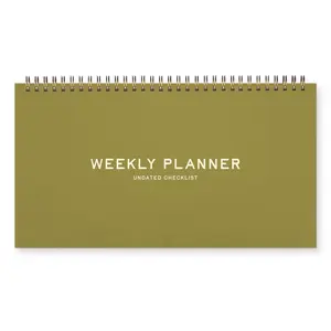 Undated Weekly Planner