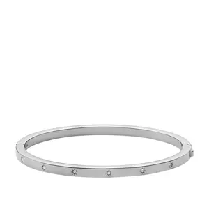 Fossil Women's Sadie Shine Bright Stainless Steel Bangle Bracelet