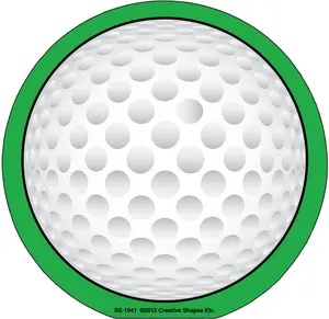 SHAPES ETC. Large Notepad - Golf Ball