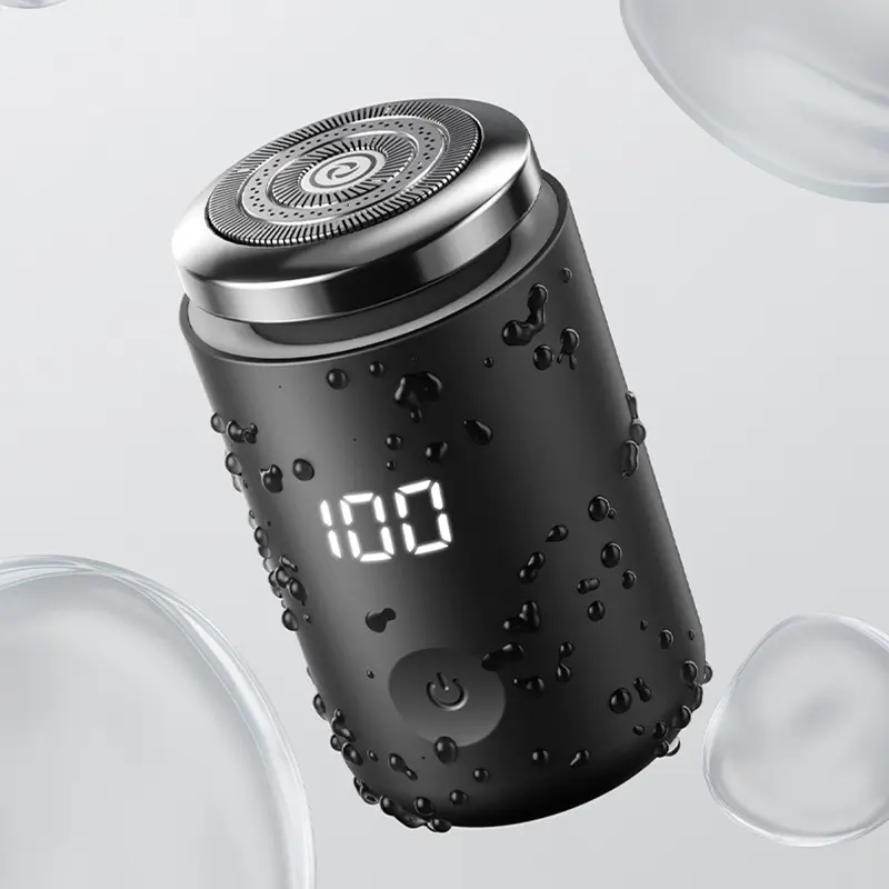 The new electric mini razor pocket razor Beard Shaver is suitable for men. It is a waterproof and portable razor with USB charging and LED power indicator. It is perfect for travel and home use, and is ideal for teenage boys.