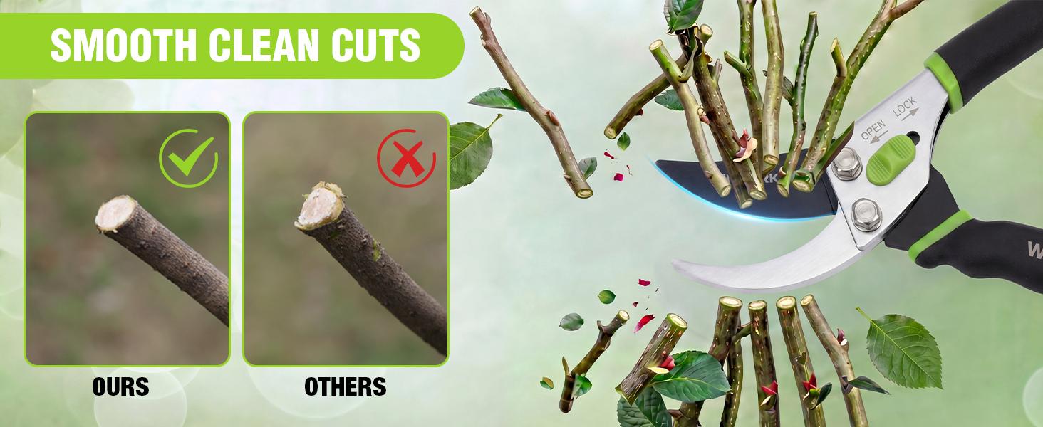 #backtoschool WORKPRO Bypass Pruning Shears, 8.5" Hand Pruner with Non-Slip Grip Handle, Garden Clippers with High Carbon Steel for Branches, Flowers, Fruits, Plants, Bonsai, Gardening Gifts for Women Men #backtoschool WORKPRO Bypass Pruning Shears, 8.5" Hand Pruner with Non-Slip Grip Handle, Garden Clippers with High Carbon Steel for Branches, Flowers, Fruits, Plants, Bonsai, Gardening Gifts for Women Men