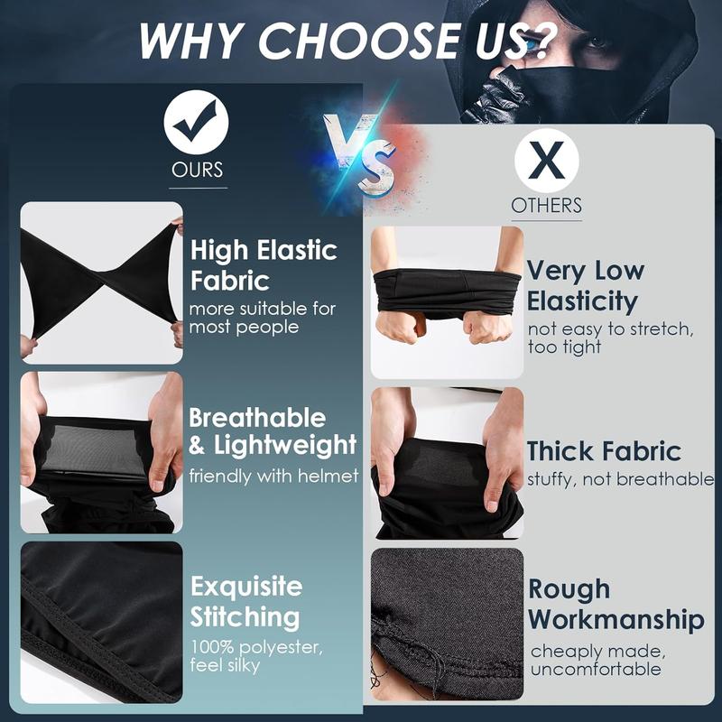 Balaclava Face Mask, Ski Mask for Men Women Football, Lightweight Sheisty, Ninja Shiesty Sun Hood UV Protector Cycling