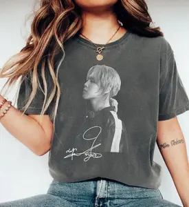 Jimin New Hair Vintage Comfort Colors Shirt, World Tour Kpop Merch, Kpop Funny Tour Retro 90s Shirt, Gifts For Fan