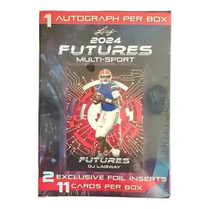 2024 Leaf Futures Multisport Blaster Box - Guaranteed Autographed Card Plus More.