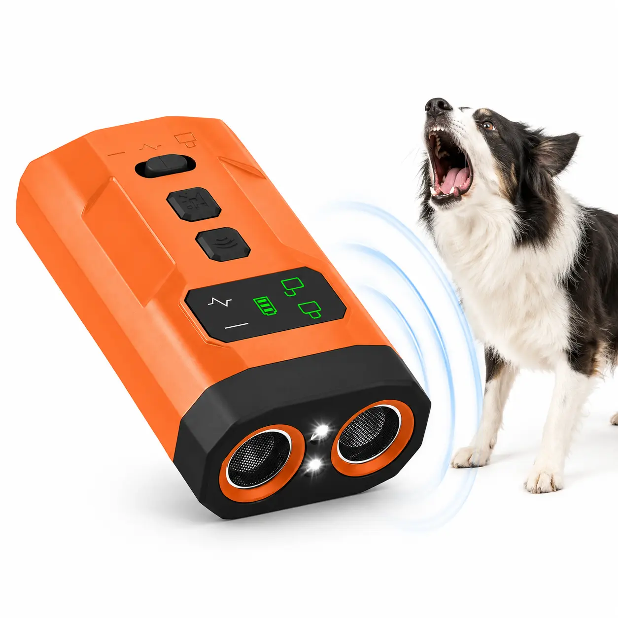 2026 New Ultrasonic Dog Bark Deterrent Device, Indoor Outdoor Use, Safe & Humane Rechargeable Bark Control with Child Safety Lock to Effectively Correct Dog Barking Behavior