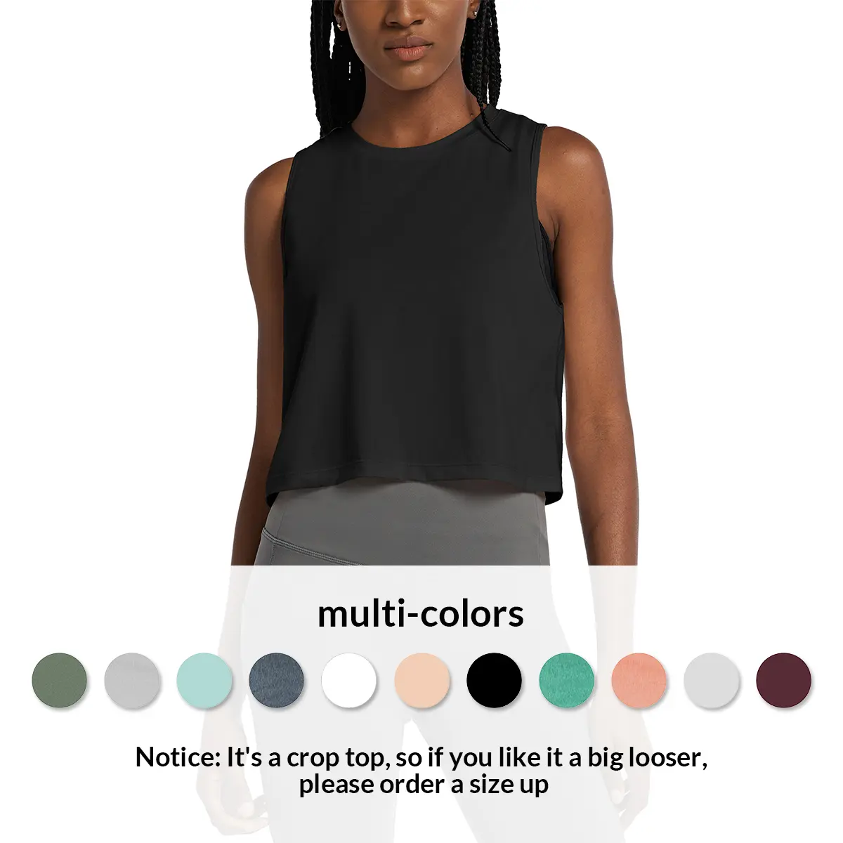 baleaf Women's Workout Tops Cropped Tank Tops Sleeveless Crop Athletic Tops Gym Muscle Shirts Golf Outfits Apparel Active Style baleaf Women's Workout Tops Cropped Tank Tops Sleeveless Crop Athletic Tops Gym Muscle Shirts Golf Outfits Apparel Active Style