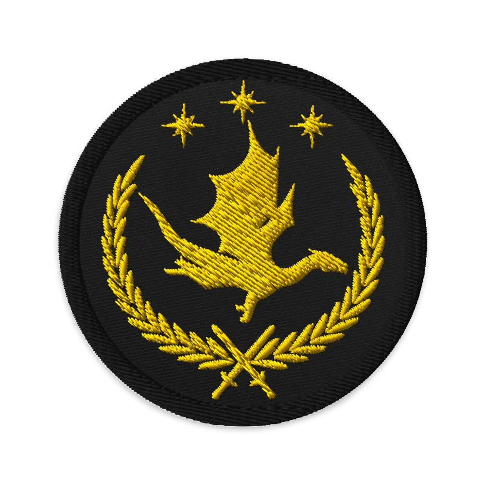 Dragon Crest Embroidered Patch