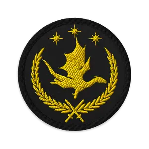 Dragon Crest Embroidered Patch