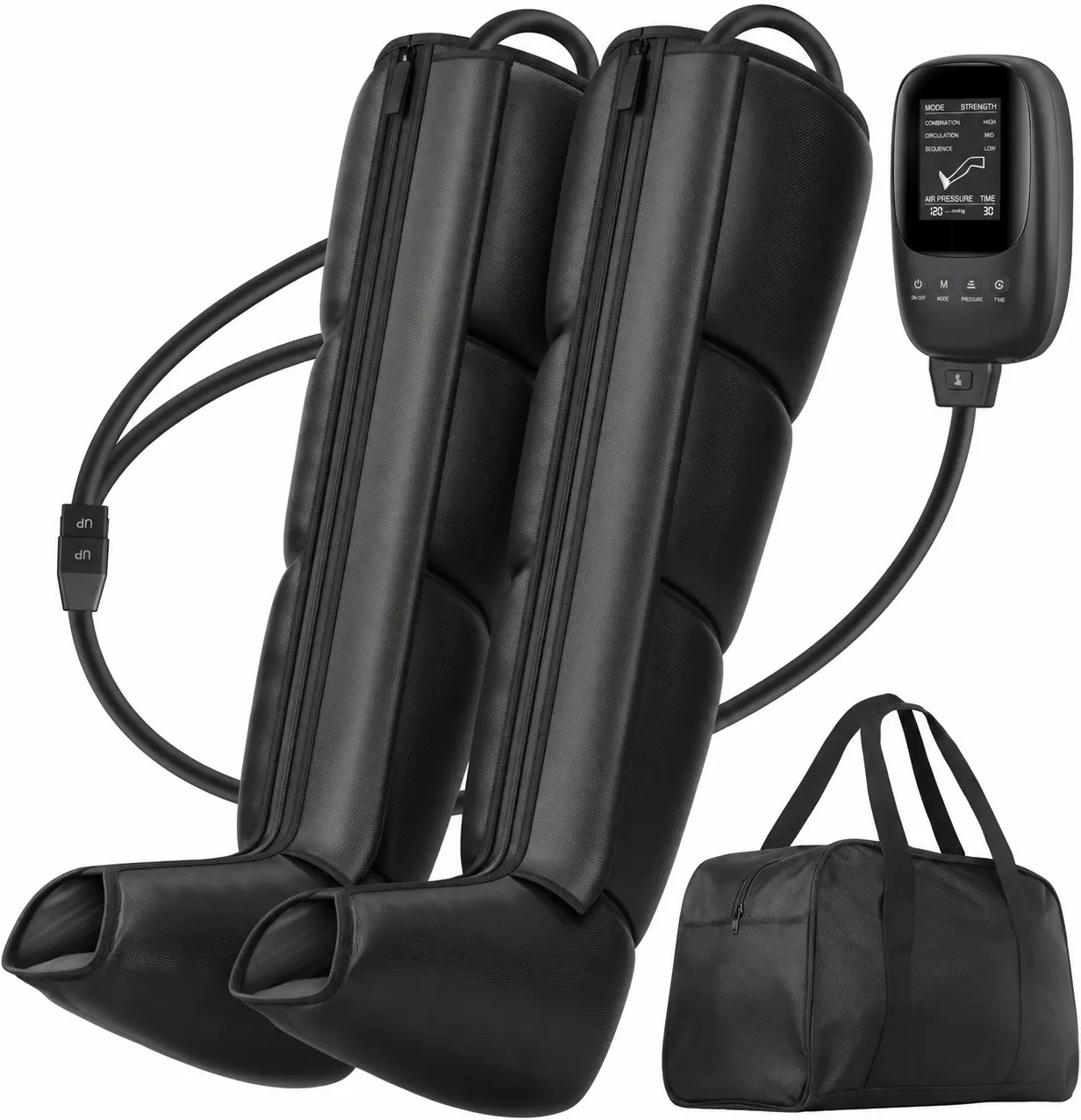 Full Leg Compression Massager Boots - Air Compression Recovery System for Athletes (Medium), Sequential Compression Device for Rapid Muscle Recovery, FSA HSA Approved Post-Workout Circulation Therapy