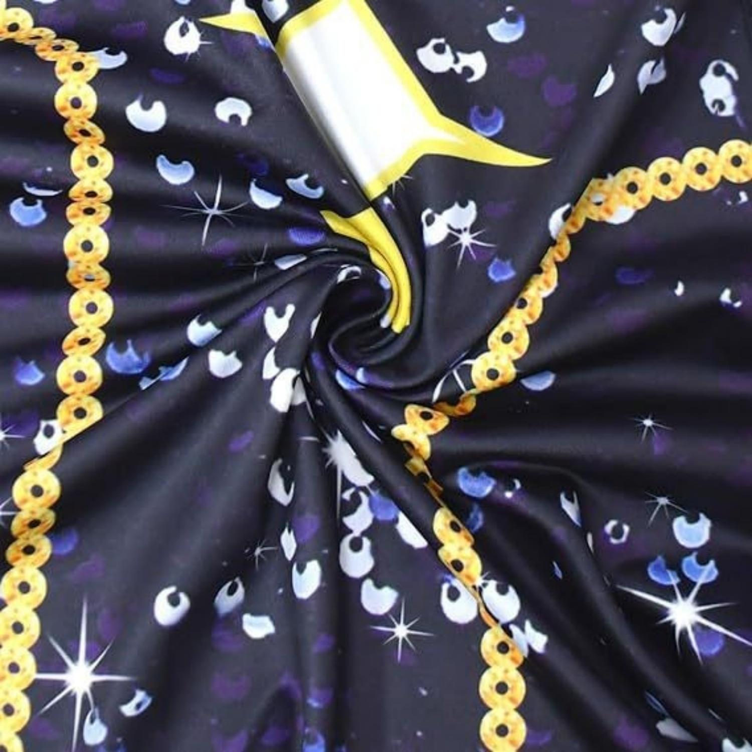 K-POP Girls Rumi Mira Role Play Costume Set 3pcs Suitable for all seasons, featuring 3D printed patterns and a celebrity-inspired style designed specifically for children. Crafted from comfortable fabric to create a true superstar look