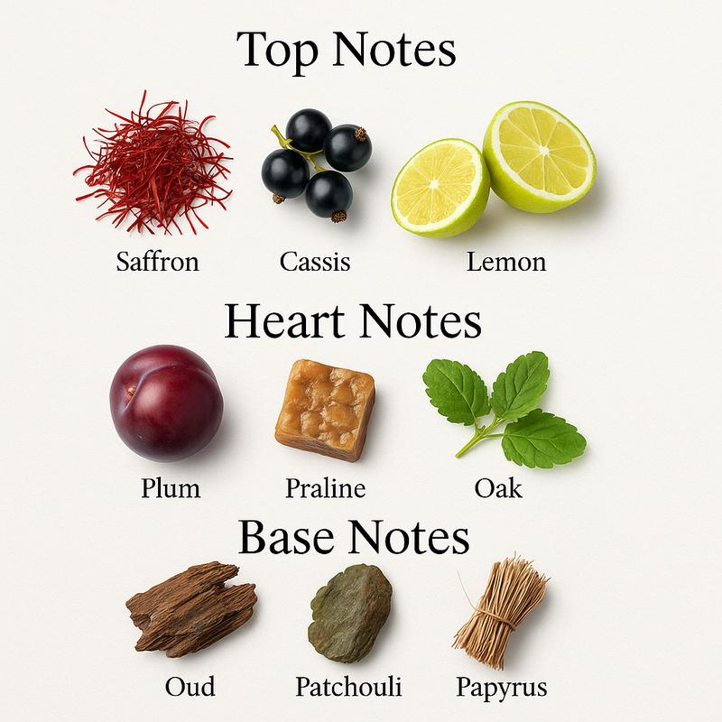 ANDALEEB Eau De Parfum Unisex Amber Woody Perfume with Saffron, Bergamot, Plum, Praline, Patchouli & Oud 100ml Spray, 20% Oil, 8 Hour Wear Bold, Balanced, Year-Round Scent for Men & Women Ideal for Day, Night & All Occasions Made in UAE (MDO015)