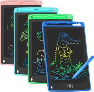 4 Pack LCD Writing Tablet for Kids 8.5 Inch Colorful Doodle Board Drawing Tablet Educational Learning Toys Birthday Gifts for Boys Girls Age 3-8