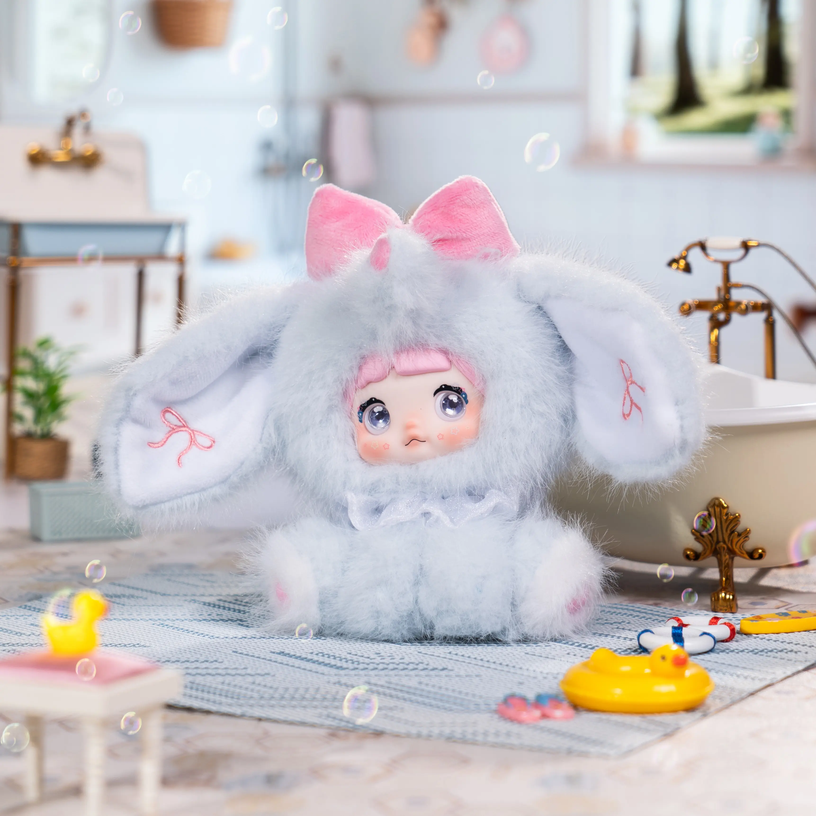 TOPTOY】Nommi Sitting Zoo Series Plush Blind Box, Cute Figures