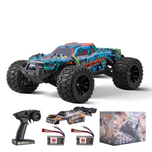 VEVOR Remote Control Car, 1:14 Scale RC Car for Kids, All Terrain 4WD Off-Road Truck with 1 Extra Car Shell, 45° Wheelie & Adjustable Speed, 42 km/h Hobby RC Car Toy, for 8+ Year Boys Girls