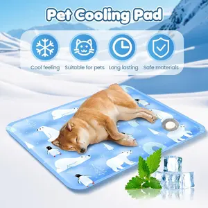 2026 New Summer Dog Cooling Mat Portable Pet Cooling Pad for Travel Washable Gel Coolings Mat for Dogs and Cats Indoor Outdoor Reusable Chill Pad Suitable for All Pets