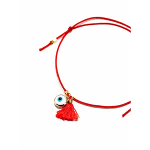 Evil Eye Tassel Bracelet