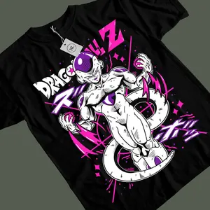 Dragon Ball Anime T-Shirt & Sweatshirt, Frieza The Emperor Graphic Tee, Anime Manga Lover Gifts Casual Cotton