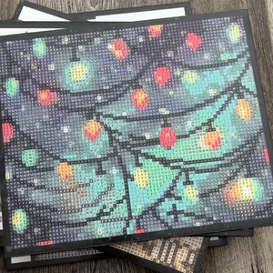 Christmas Lights Diamond Painting Sign, Use Your Leftover Drills