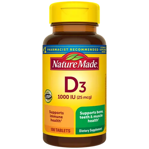 Vitamin D3 1000 IU (25 mcg) Tablets