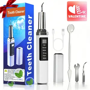Teeth Cleaner,Rechargeable Electric Teeth Cleaning Tool with Replacement Heads & Cleaning Tools, teeth whitening products Oral Irrigator for Home Use, Tartar Remover for Teeth,Remover Teeth Cleaning Kit seasonal must-haves tiktok  shop  summertut  nup