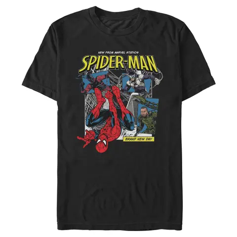 Mens Marvel: Spider-Man: Brand New Day Guardian of New York and Villains T Shirt