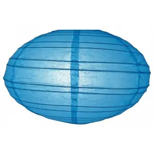 16" Turquoise Saturn UFO Paper Lantern