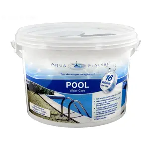 212 MAIN Aqua Finesse Pool Clarifier Swimming Pool Cleaner - 6oz Larger Pails, 16 Tablets