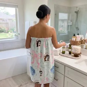 Buc-ee's Blossoms and Bows Towel Wrap