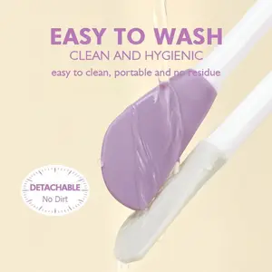 Silicone Face Mask Brush, 1pc Soft Face Mask Applicator Brush, Facial Skin Care Tool for Cleansing & Massaging, Facial Beauty Massagers, Face Scrubber Tool