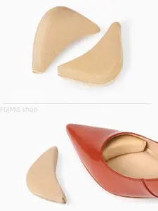 Includes shipping fee. Adjustable foam shoe inserts for high heels, unisex, thickened soft forefoot pads to prevent foot pain, half-size inserts.