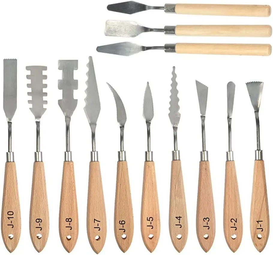 High-Quality 6 Piece Kitchen Knife Set - Sharp Stainless Steel Cutlery with Ergonomic Handles