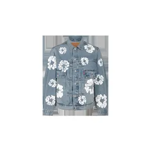The Cotton Wreath Denim Jacket "Light Wash" DT13