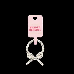 Beaded Blondes Silver Bow Ring