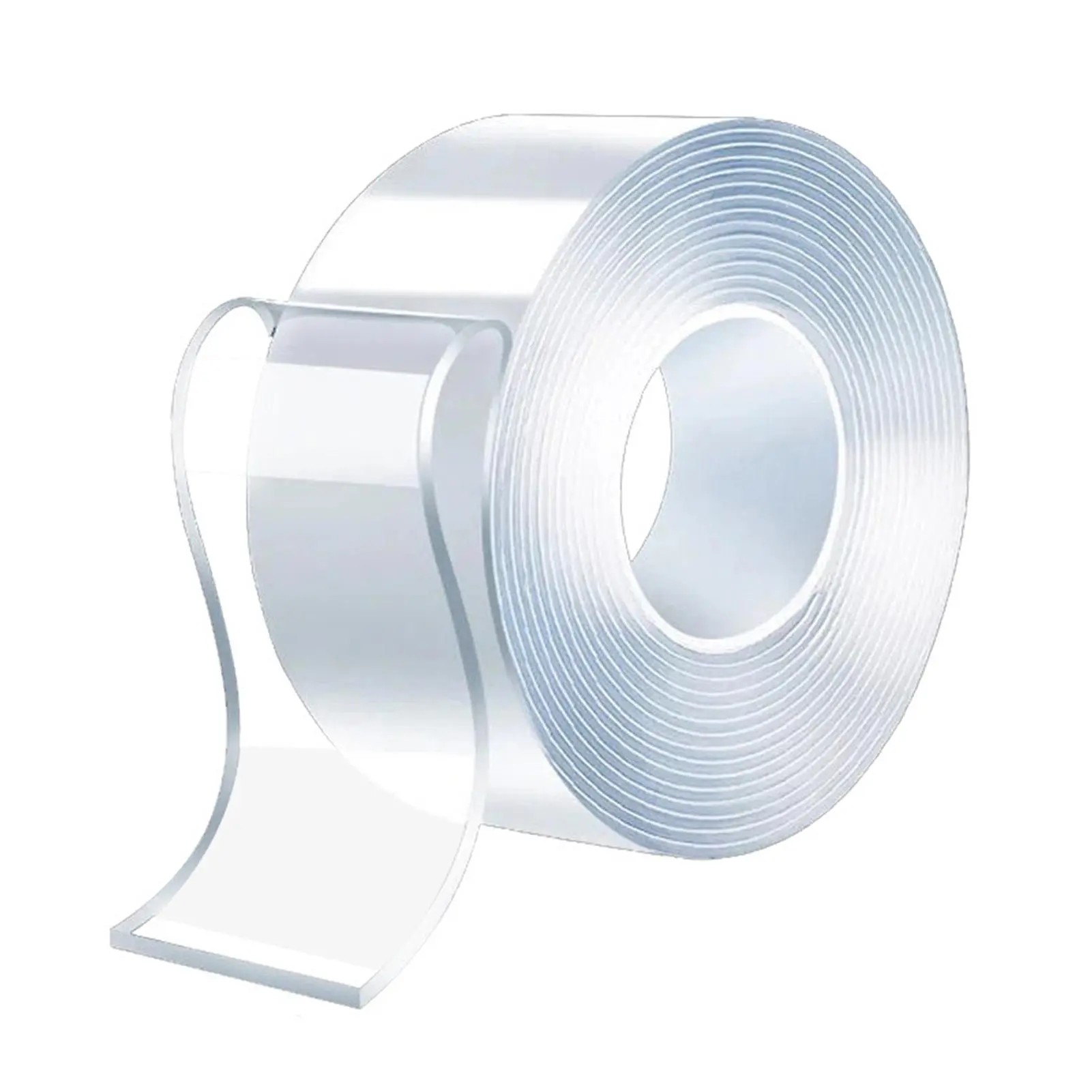 Explorinox 1 Roll 300 cm Nano Tape: Waterproof, Double-Sided, Heavy-Duty, High-Strength Adhesive Tape—Removable, Residue-Free, Versatile Clear Mounting Tape [Free Gift]
