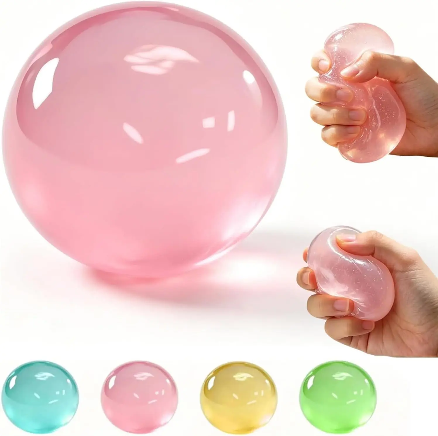 2026 New Coconut Oil Squishy Stress Ball - Decompression Squeeze Fidget Toy, Squishy Fidgets, Oddly Satisfying No Rebound ASMR Slime, Anxiety Ball Stress Relief Toy