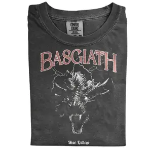 The Basgiath War College Vintage Comfort Color Shirt, Gamer Gift for Men, Gift for Women, Crew Neck T-shirt, Trending T-shirt
