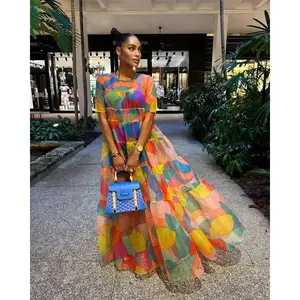 Newwomen'smeshprintdress