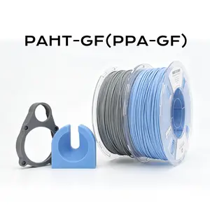 QIDI PAHT-GF (PPA-GF) Filament 1.75mm, Glass Fiber Reinforced High Temperature Nylon 3D Printer Filament, Matte Finish with High Strength & Thermal Resistance, Compatible with Most FDM 3D Printers, 1kg Spool (2.2lbs)