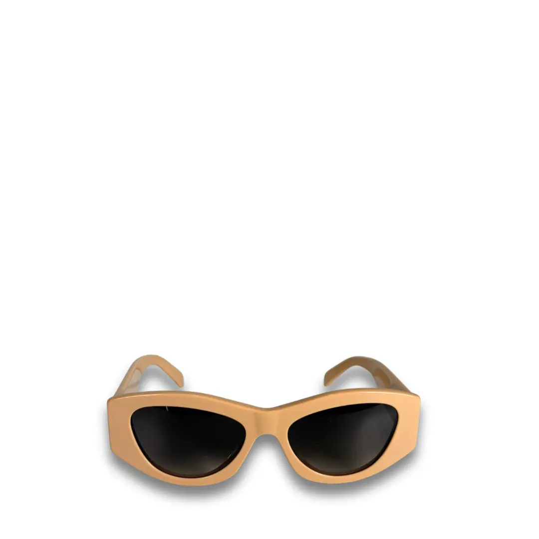 Pre-owned Celine Beige Cateye Sunglasses